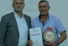 Мирослав Ђокић са добитником награде