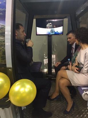 Ministar Ljajic u kabini Gold gondole Zlatibor