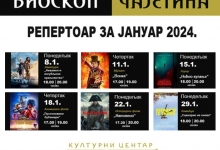 Репертоар филмова у Дому културе у Чајетини