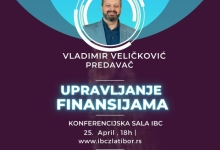 Предавање "управљање финансијама" Владимира Величковића у ИБЦ Златибор