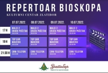Репертоар биоскопа -  Културни центар Златибор