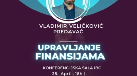 Предавање "управљање финансијама" Владимира Величковића у ИБЦ Златибор