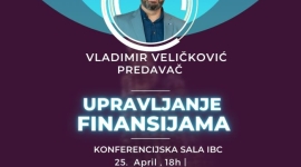 Предавање "управљање финансијама" Владимира Величковића у ИБЦ Златибор