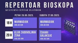 Нове пројекције филмова у биоскопу Културног центра
