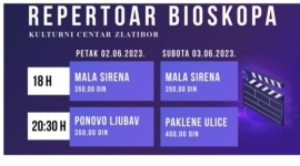 Нове пројекције филмова у биоскопу Културног центра