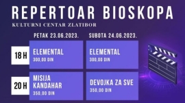 Биоскопски репертоар КЦ Златибор