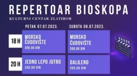Репертоар биоскопа КЦ на Златибору