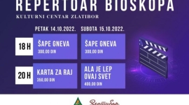 Нове пројекције филмова у биоскопу Културног центра